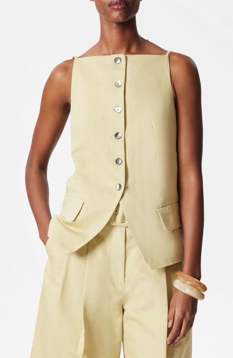 Cotton & Linen Blend Vest