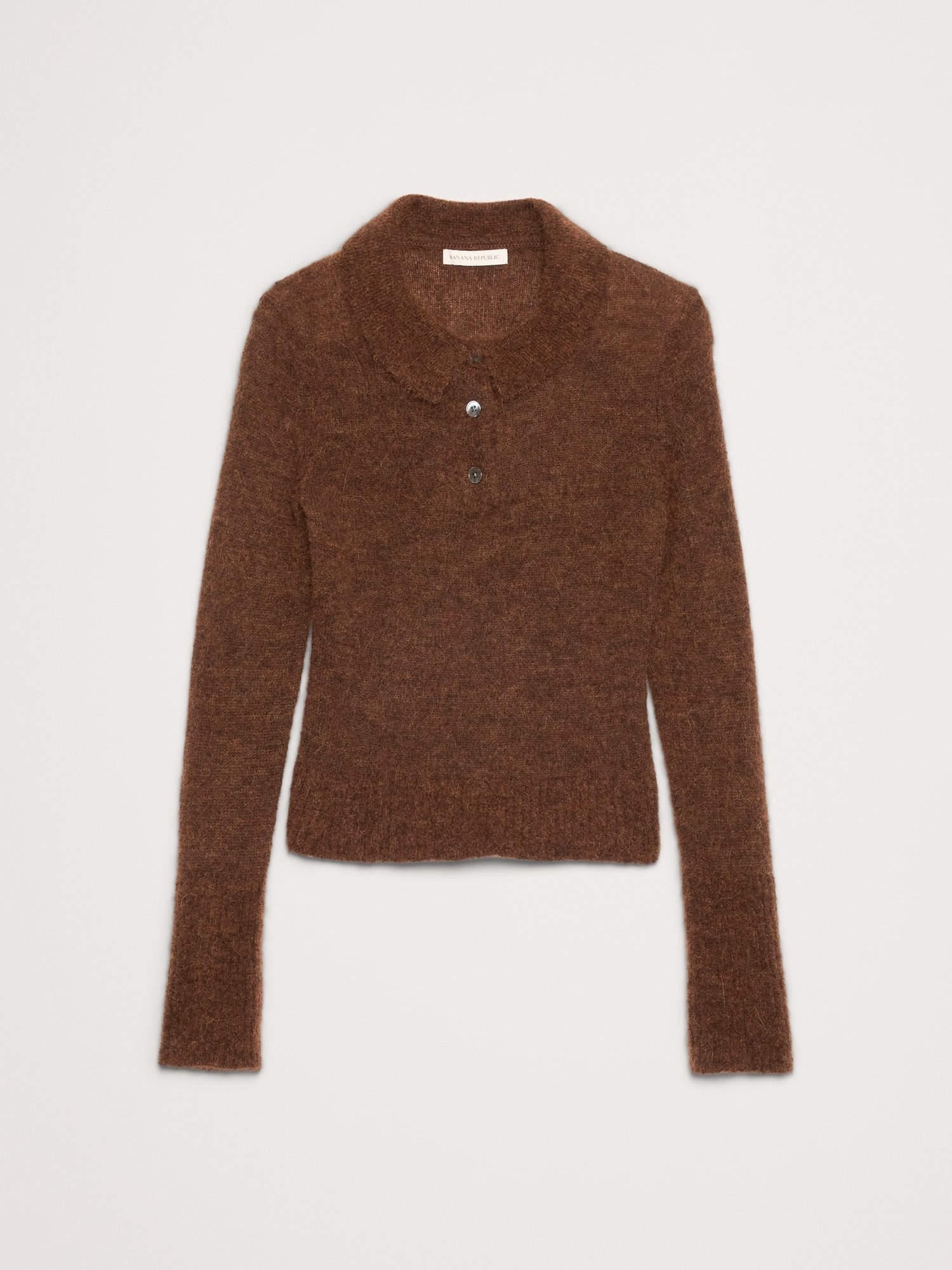 Italian Alpaca-Blend Sweater Polo