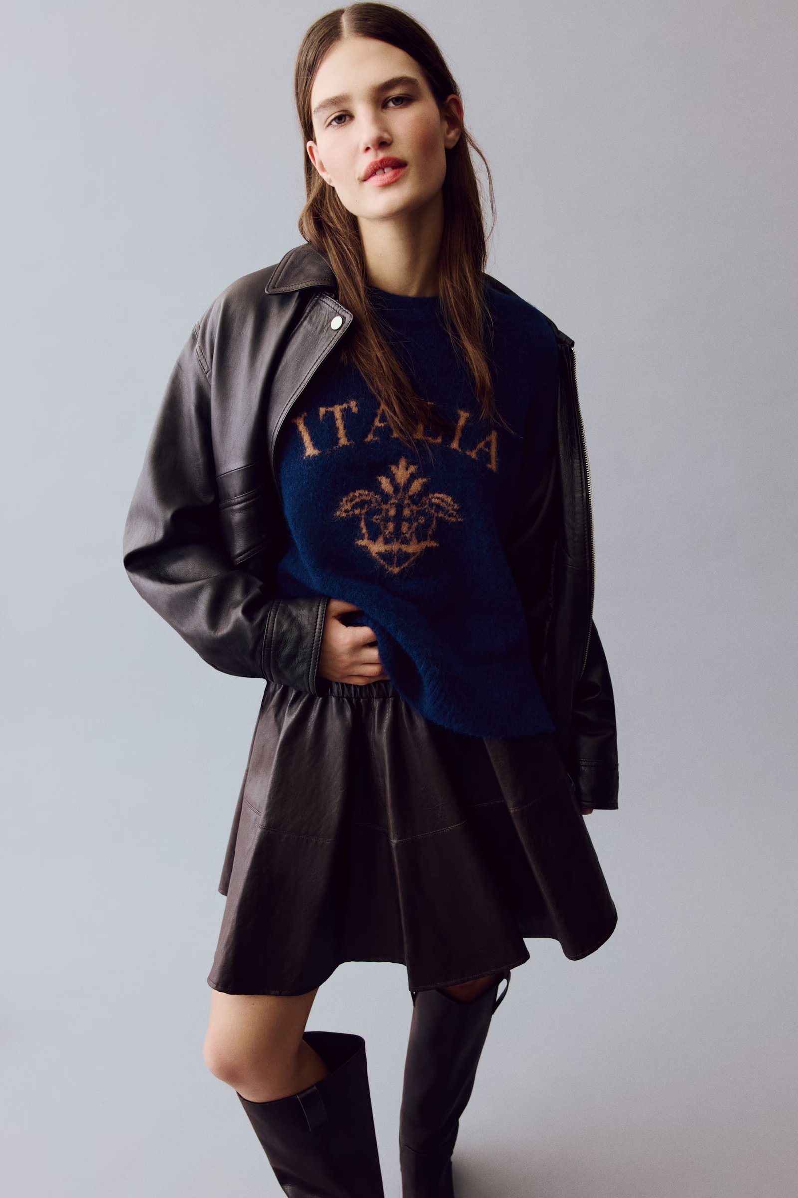 h&m, Jacquard-Motif Sweater