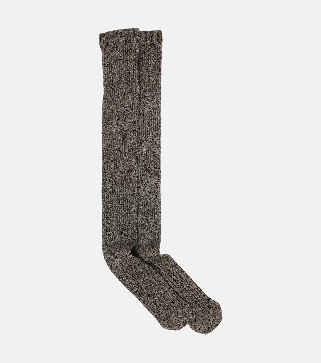 Cashmere and Wool-Blend Tights in Black - Max Mara