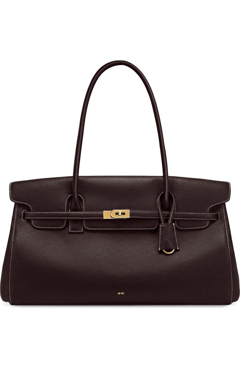 Large Yara Faux Leather Shoulder Bag