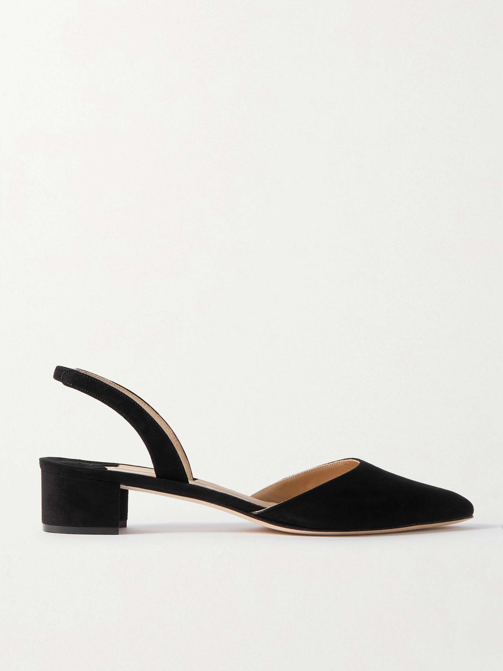 Aspro 30 Suede Slingback Pumps