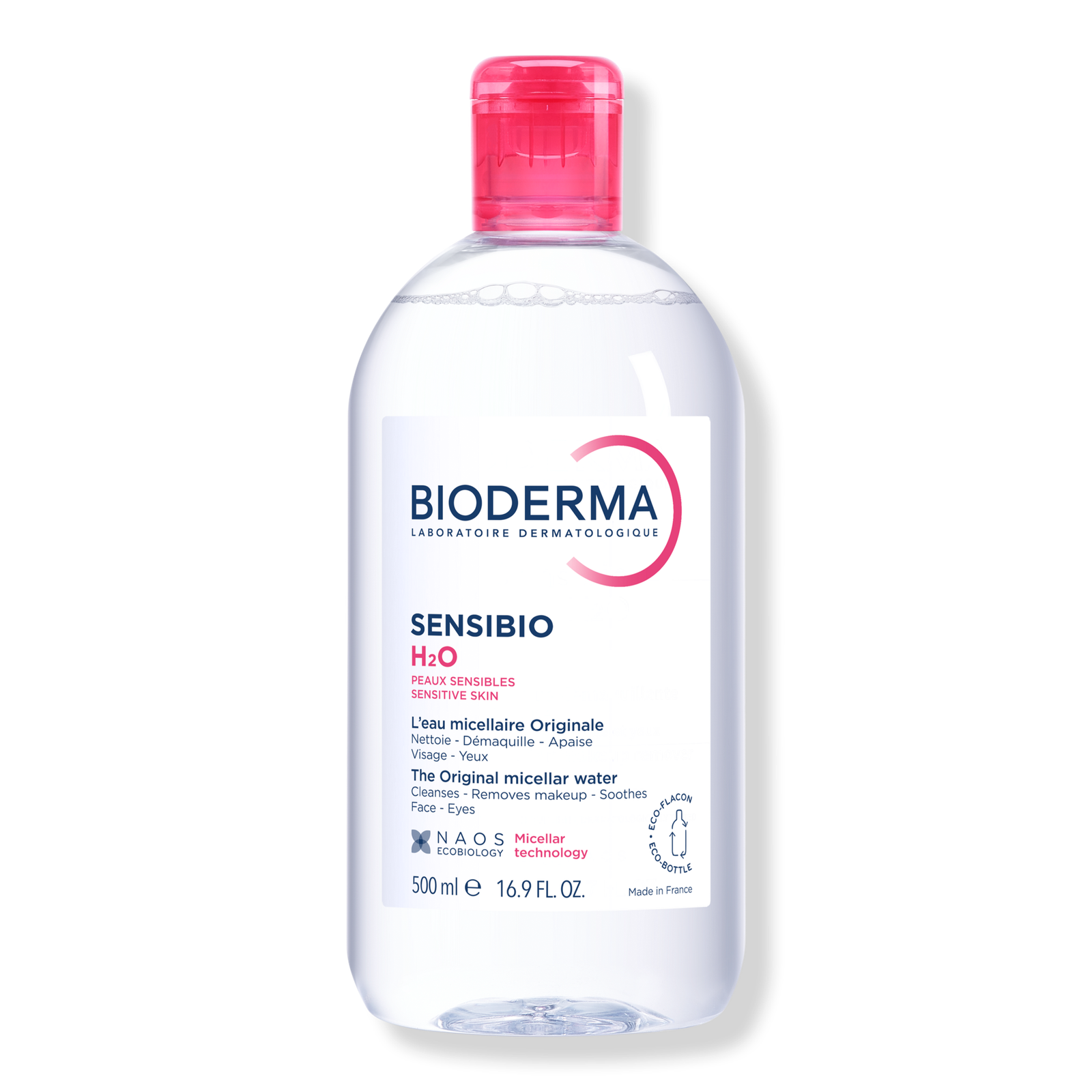 Sensibio H2o Micellar Water Face Cleanser for Sensitive Skin - 16.9 Oz