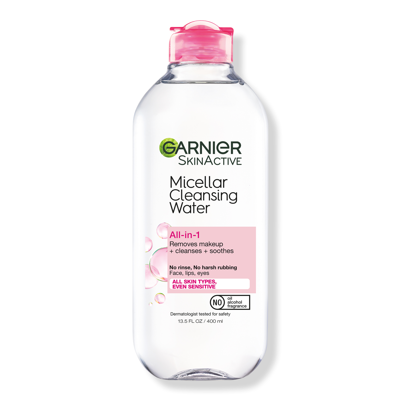 Skinactive Micellar Cleansing Water All-In-1 Cleanser & Makeup Remover - 13.5 Oz