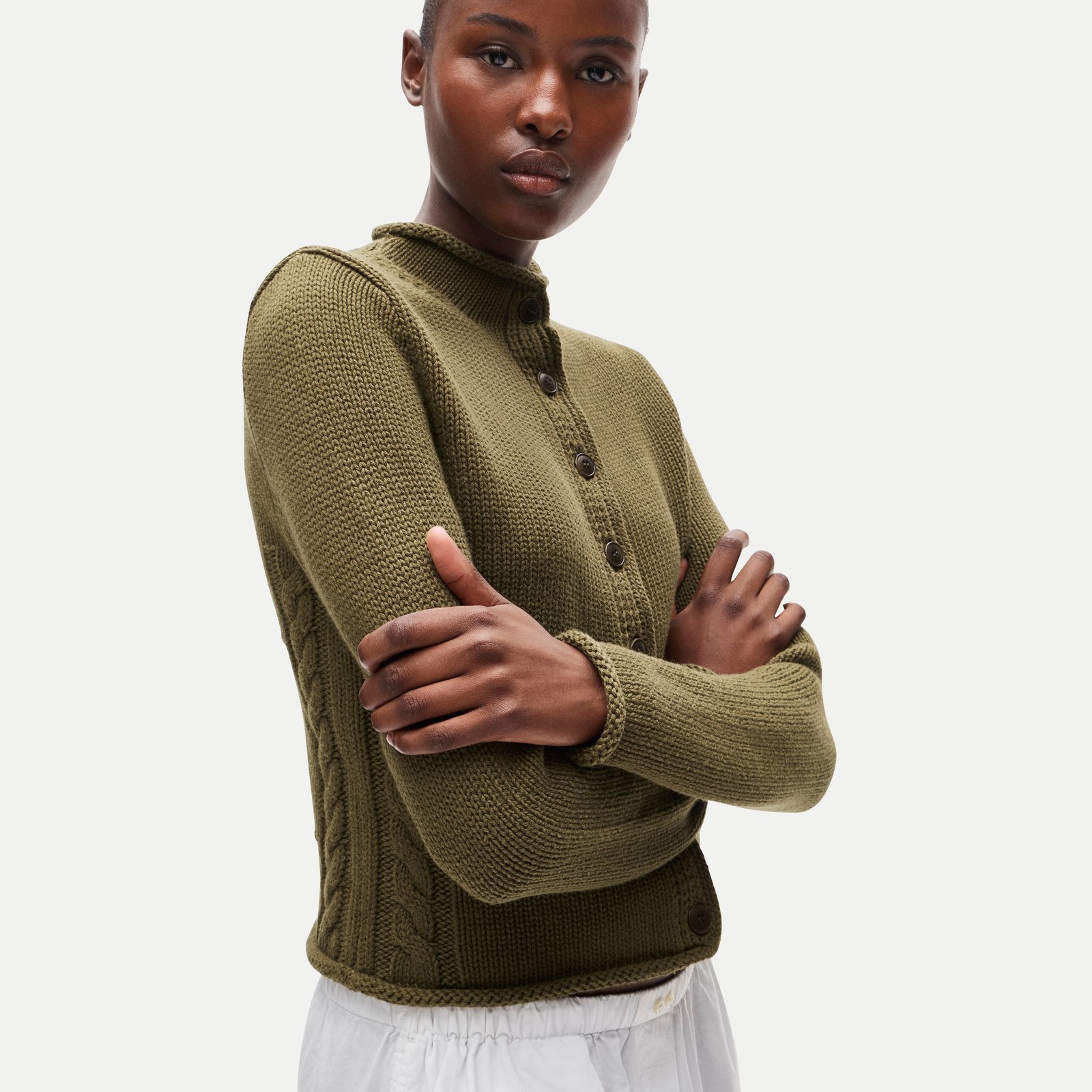 Rollneck™ Reversible Cardigan