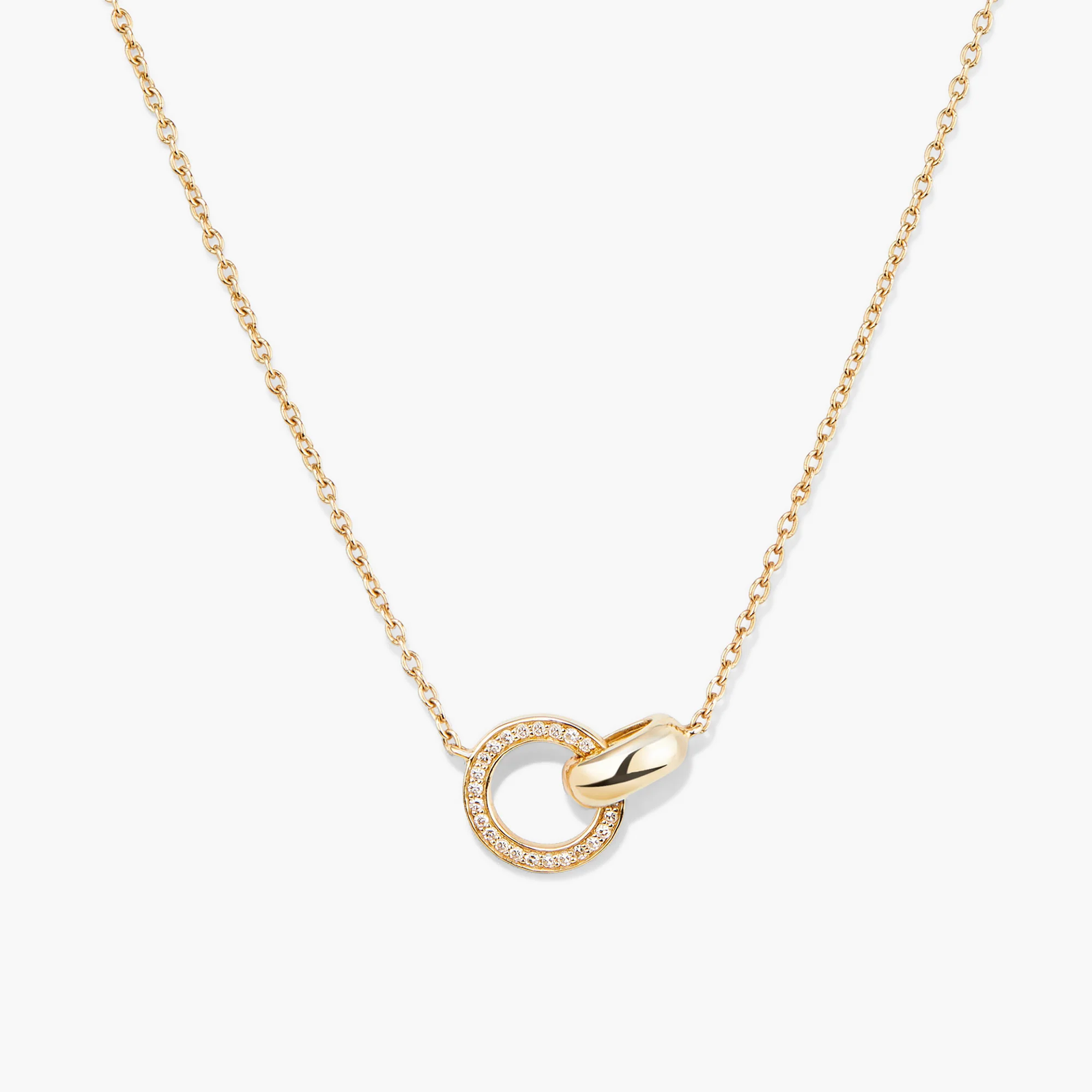 Mejuri, Pavé Diamond Linked Necklace