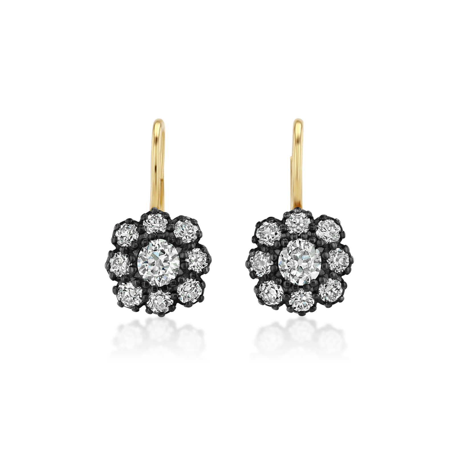 Old Mine Daisy Earrings